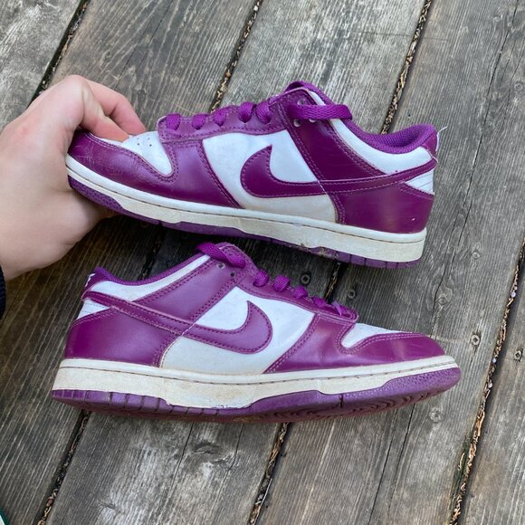 2024 Nike Dunk Low Viotech White Purple Size 6.5 - Picture 5 of 9